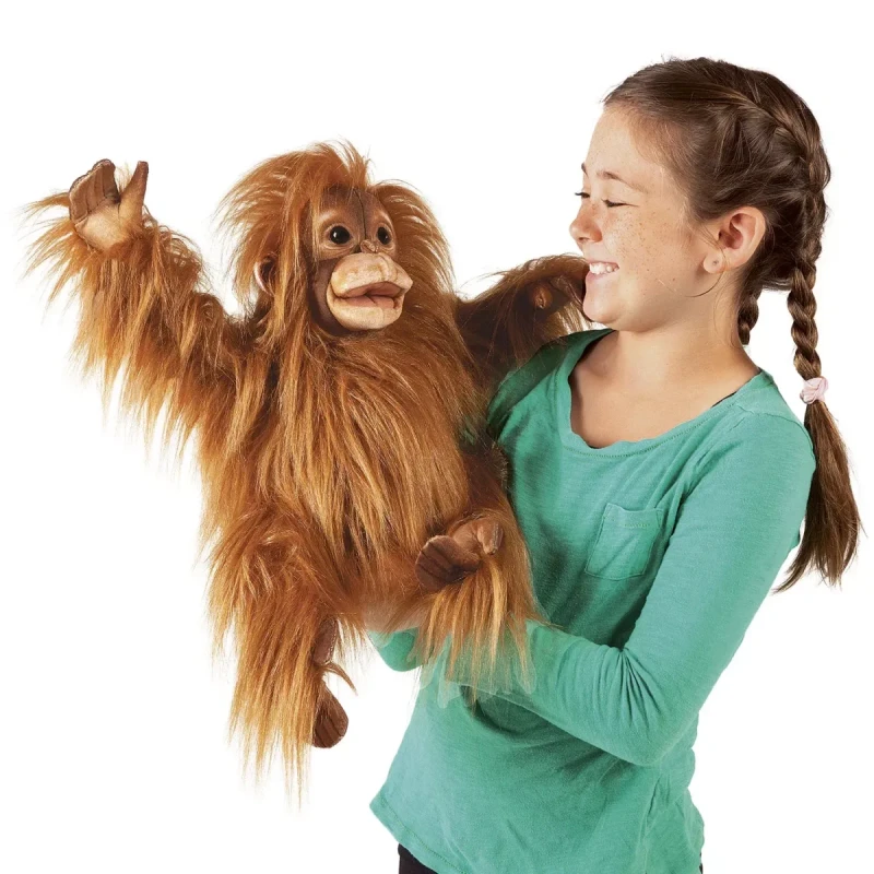 pacynka orangutan z ruchomym pyszczkiem Folkmanis