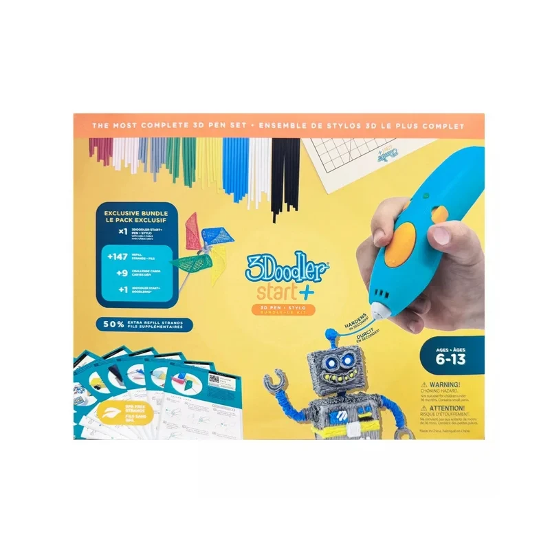Opakowanie 3Doodler Start Plus zestaw rozszerzony dla dzieci 6 lat