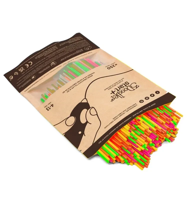 Wkłady EKO 3Doodler Start Plus Neon Glow 250 sztuk