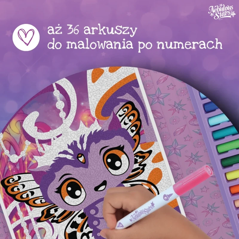 Kolorowanka z flamastrami dual tip dla dziewczynki 7 lat