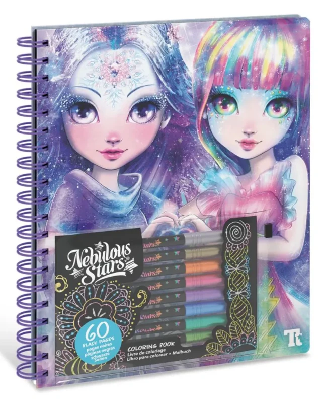 Kolorowanka Nebulous Stars Isadora z 8 metalicznymi pisakami