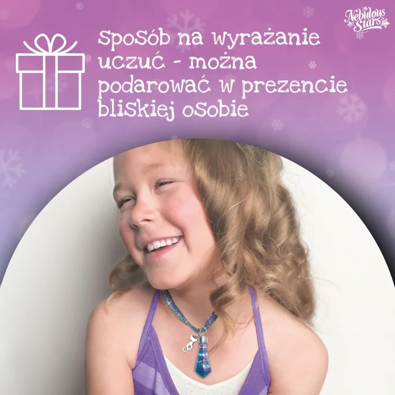 Gotowy naszyjnik z magicznym kryształem Nebulous Stars Nebulia