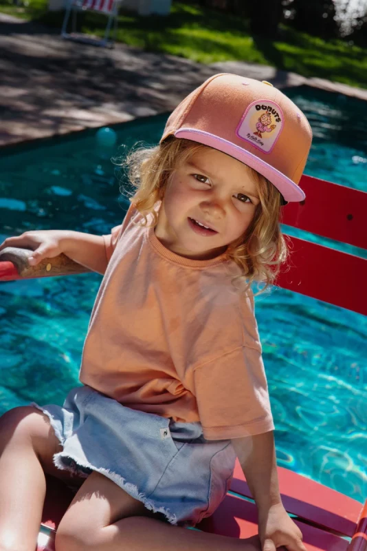 kolorowa czapka z daszkiem Hello Hossy Donuts dla dzieci lato