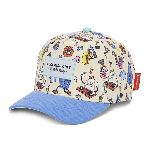 czapka z daszkiem dla dzieci Hello Hossy Baseball Party kolorowa czapka dziecięca