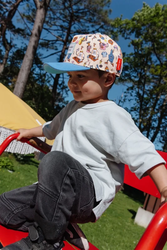 czapka z daszkiem Hello Hossy Baseball Party dla chłopca letnia czapka dziecięca