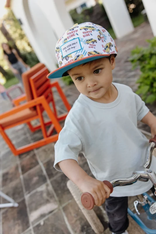czapka z daszkiem Hello Hossy Happy Ride dla chłopca letnia czapka dziecięca
