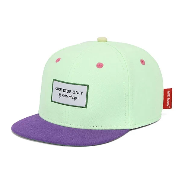 czapka z daszkiem dla dzieci Hello Hossy Mini Mint miętowa czapka dziecięca