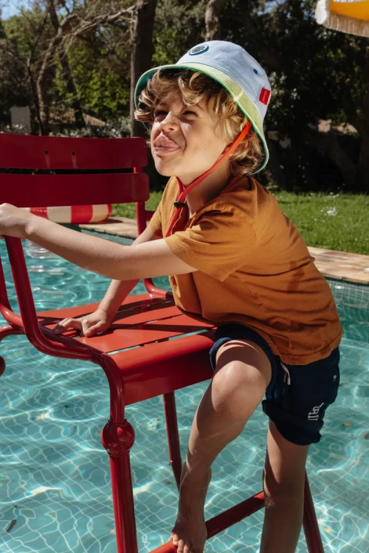 Kapelusz bucket hat dla dzieci Hello Hossy Mini Fresh bawełna organiczna