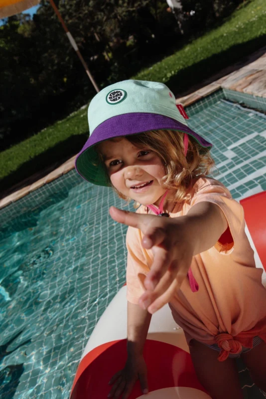 Dziecięcy kapelusz bucket hat Mini Play Hello Hossy z bawełny organicznej