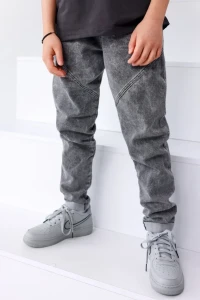 Spodnie Jeans Classic Light Grey – Miękkie Jeansy Dziecięce TUSS
