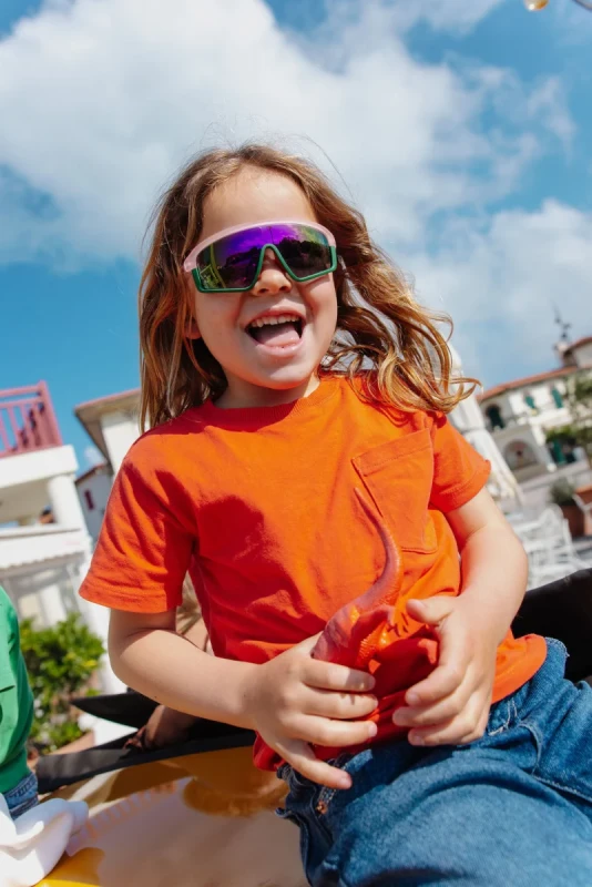 Sportowe okulary przeciwsłoneczne dla dzieci UV400 Plany Flora Hello Hossy