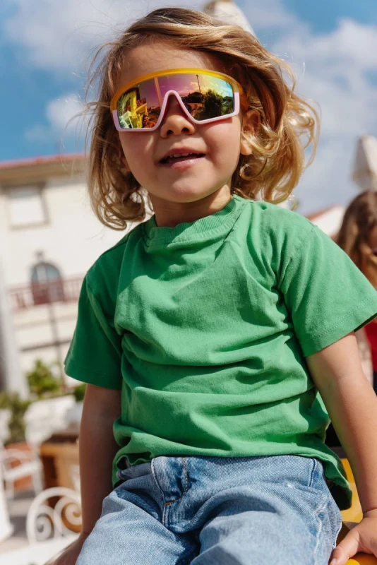 Sportowe okulary przeciwsłoneczne dla dzieci UV400 Plany Gigi Hello Hossy