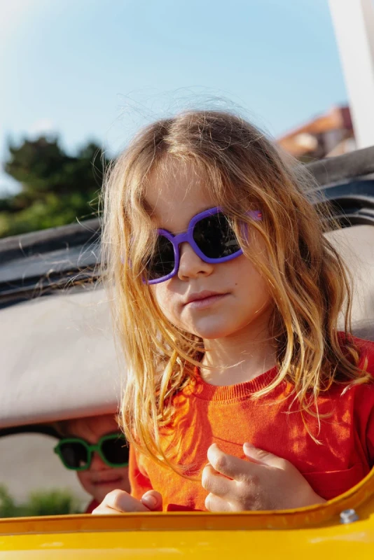 Fioletowe okulary UV400 dla dzieci Hello Hossy Hossy Ivy
