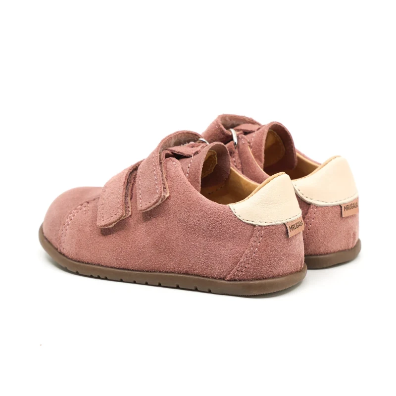 Półbuty dziecięce barefoot MICRO rosa Mrugała widok boczny