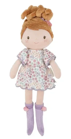 Lalka Ava Little Dutch 35 cm miękka przytulanka dla dziecka w kwiecistej sukience