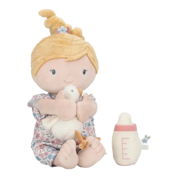 Lalka Julia Little Dutch z akcesoriami gąska i butelka mleczka