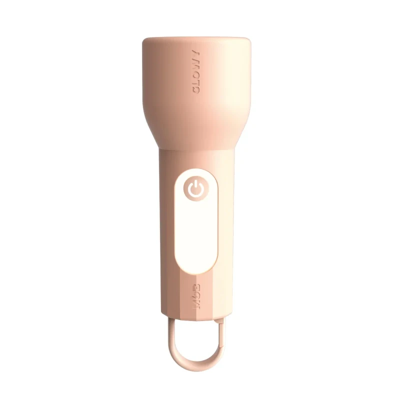 Latarka dziecięca Glowy Różowa MOB 3+ silikonowa USB-C