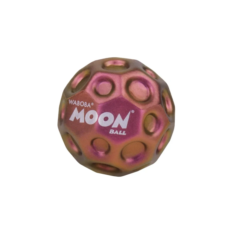 Czerwona Piłeczka Metallic Moon Ball Waboba 5+ | Piłka odbijająca się do 30 m | PolkaBubu