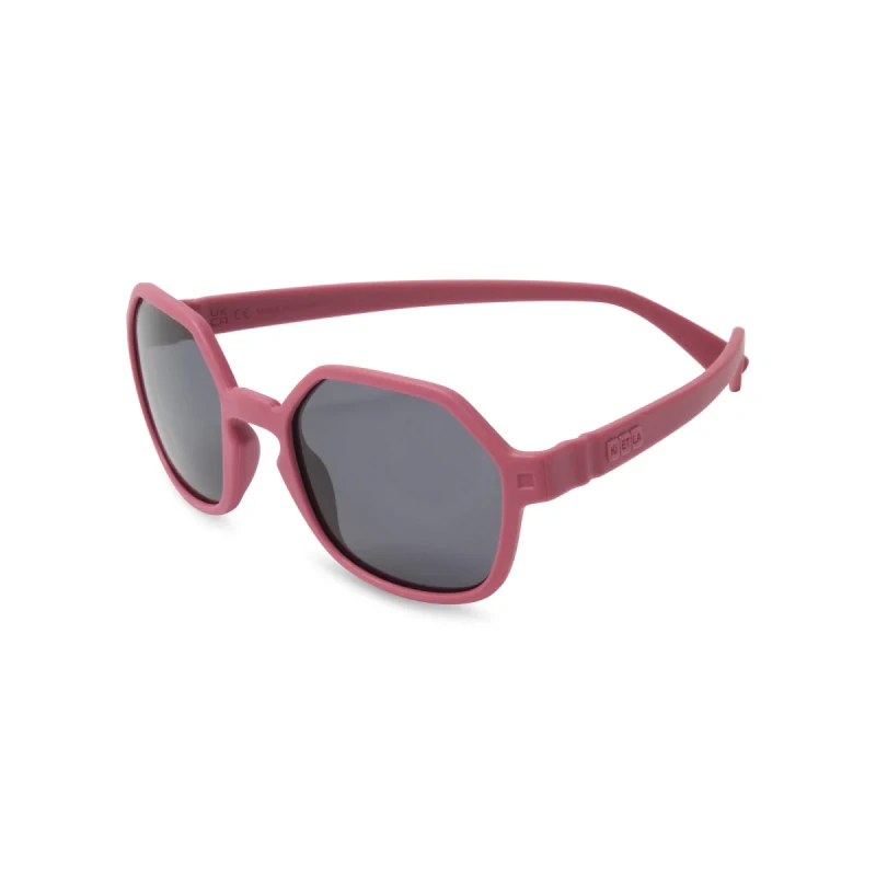 Okulary Ki ET LA EyZZ Raspberry widok boczny dziecięce okulary UV400