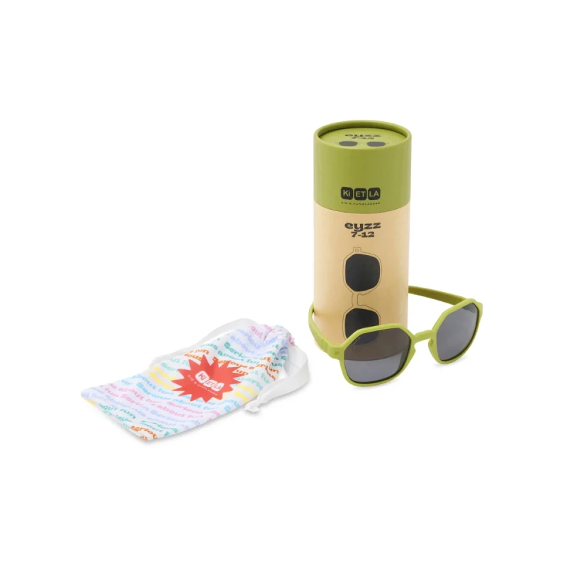 Okulary przeciwsłoneczne Ki ET LA EyZZ Olive 4-12 lat UV400 | PolkaBubu