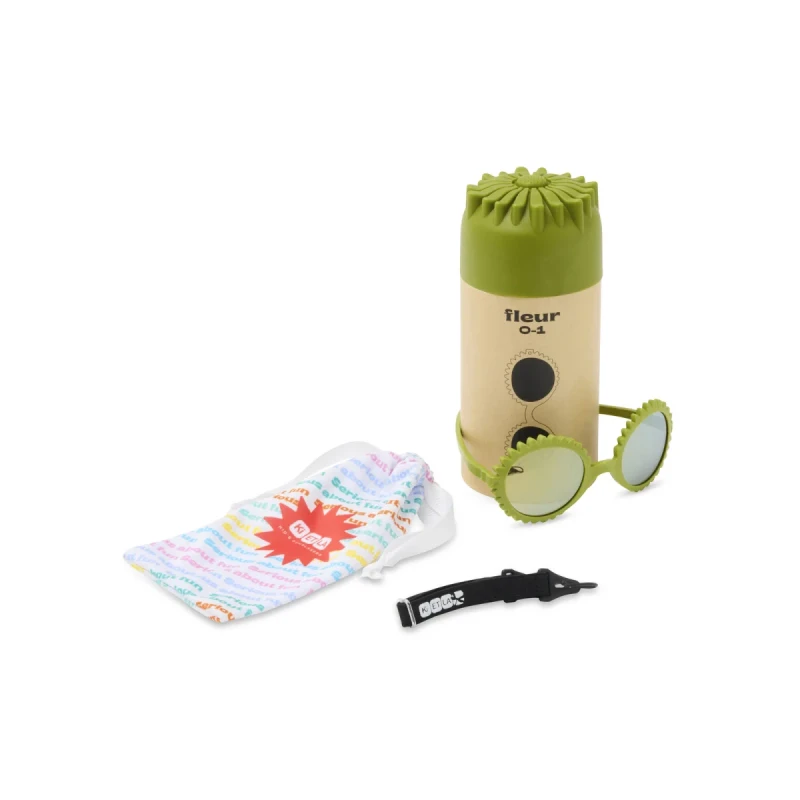 Okulary przeciwsłoneczne Ki ET LA Fleur Olive 2-4 lata UV400 | PolkaBubu