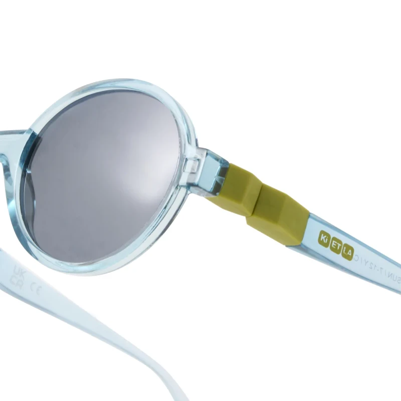 detal zausznika okulary Ki ET LA Pop Blue Olive oliwkowy zawias