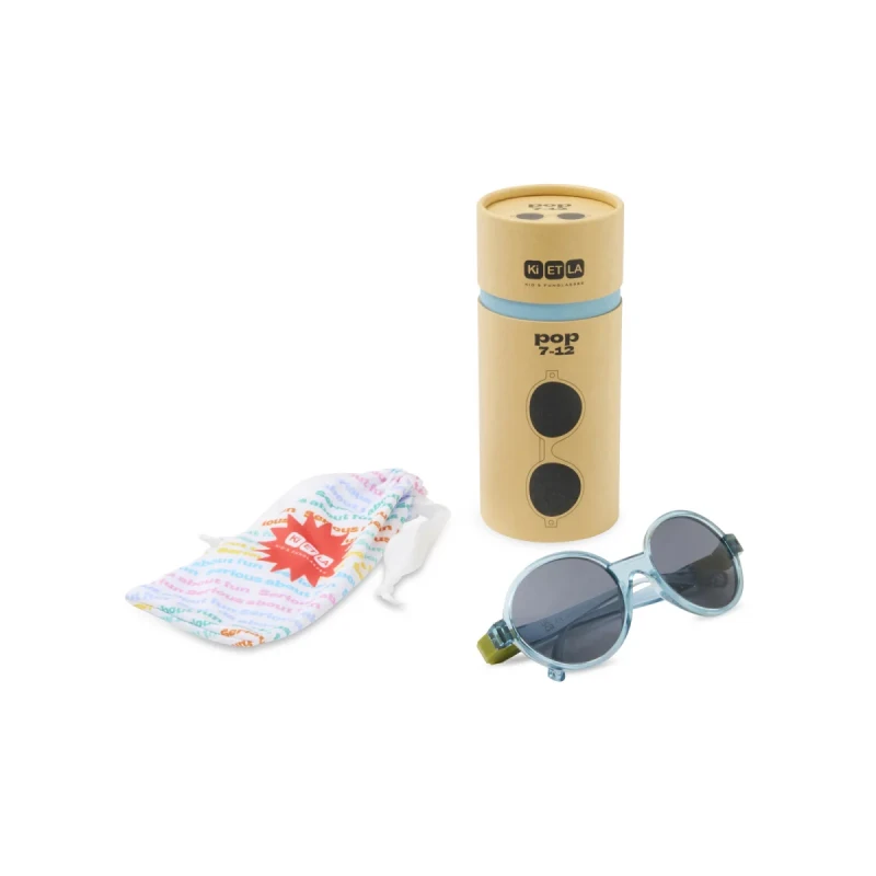 zestaw okulary Ki ET LA Pop Blue Olive etui woreczek producenta