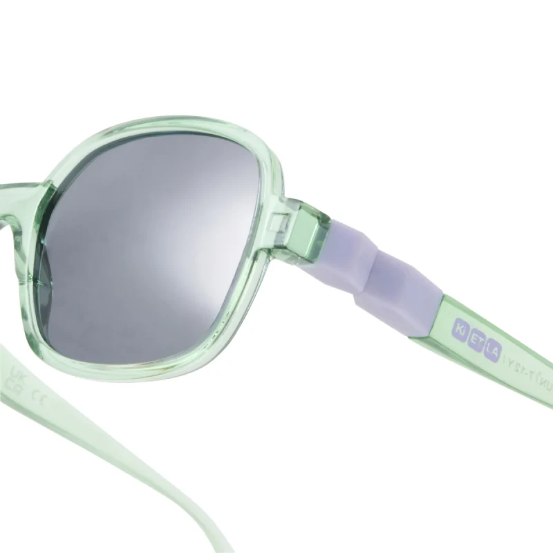 detal oprawki okulary Ki ET LA Urban Green Lavender