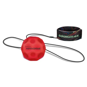 Piłeczka Moonshine Bounceback Moon Ball Świecąca na elastycznej lince Czerwona 8 lat+ Waboba® 331C04_A