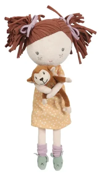 Lalka Sophia Little Dutch 35 cm miękka lalka przytulanka dla dziecka z małpką