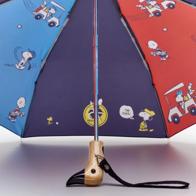 wnętrze parasolki Original Duckhead Peanuts Golf stalowa konstrukcja premium