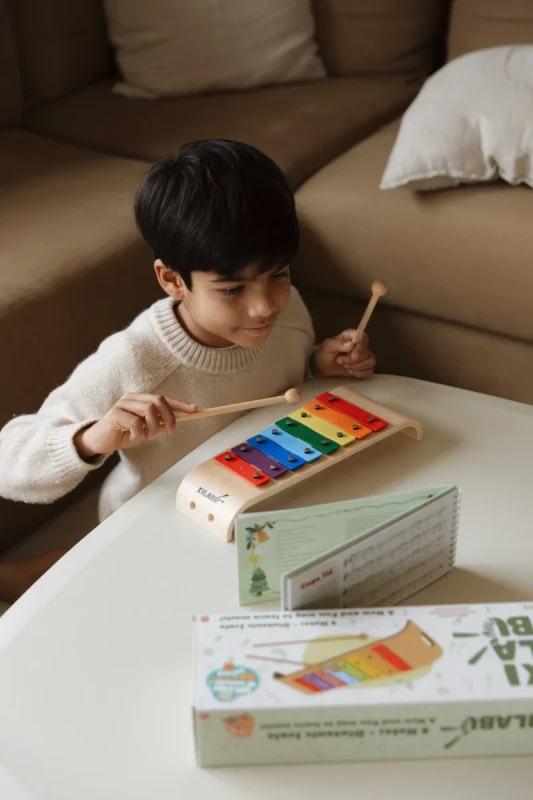 edukacyjny instrument muzyczny dla dzieci ksylofon 8 tonowy