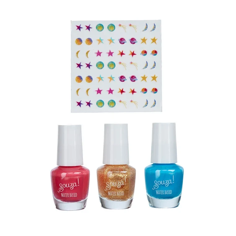 zestaw manicure dziecięcy Souza kosmiczne kolory
