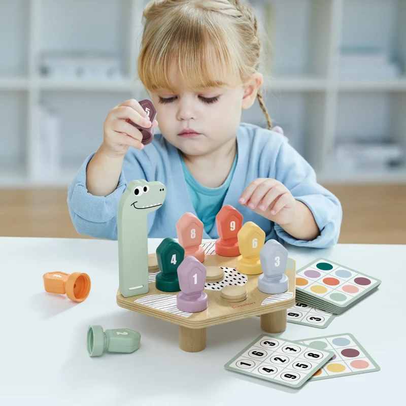 zabawka edukacyjna montessori dla dzieci 3 lata happy dino twist