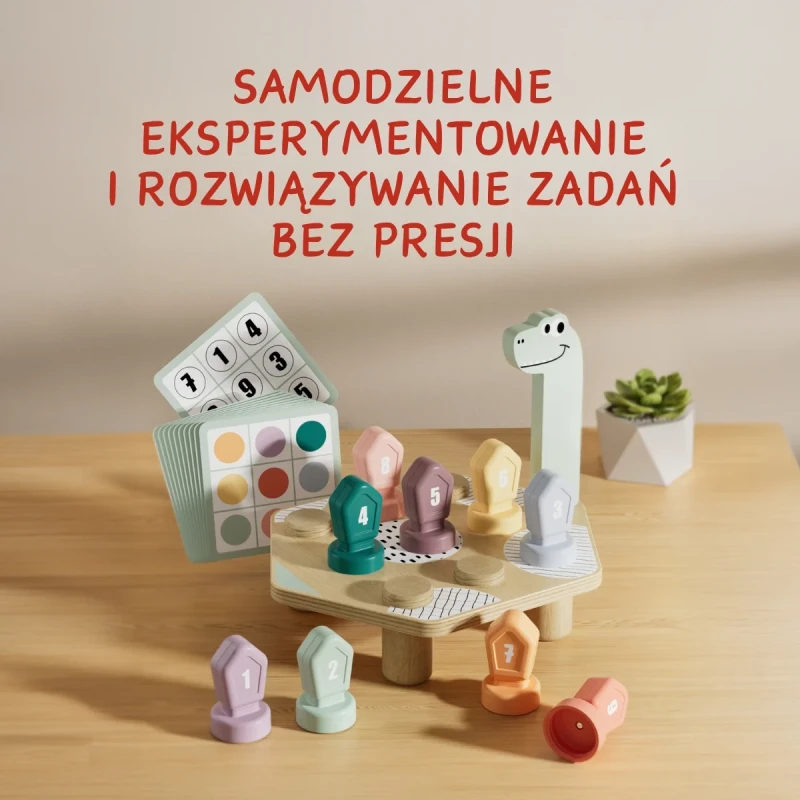 gra logiczna dla dzieci układanie kolorów i cyfr topbright
