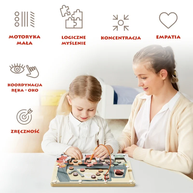 nauka segregacji śmieci dla dzieci magnetyczna zabawka