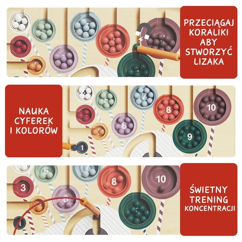 gra logiczna z rysikiem nauka kolorów i cyfr topbright