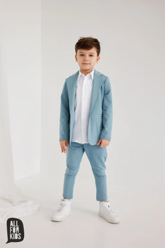 biała koszula dziecięca premium all for kids na lato