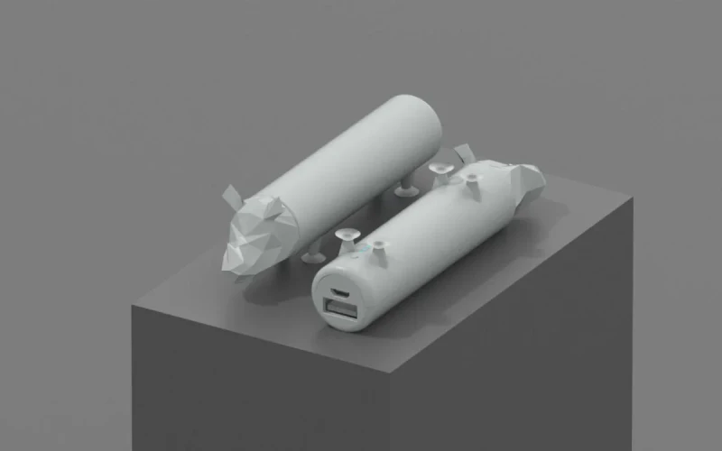 powerbank mob nosorożec 4800 mah dwa widoki produktu