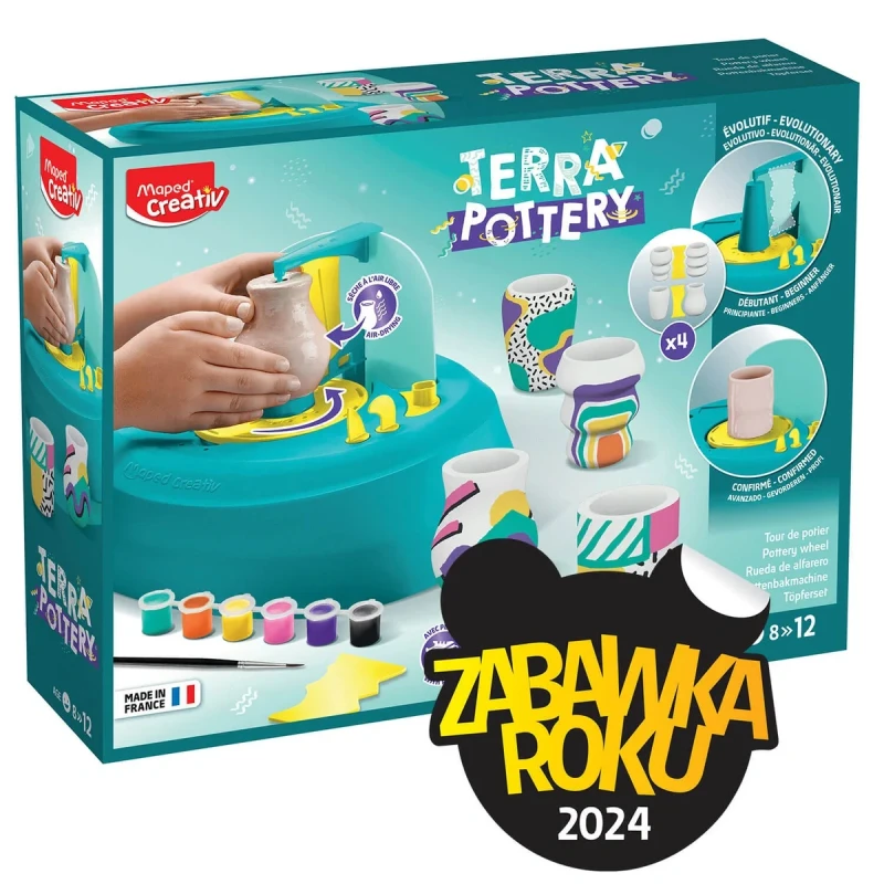 koło garncarskie dla dzieci Maped Creativ Terra Pottery zestaw DIY
