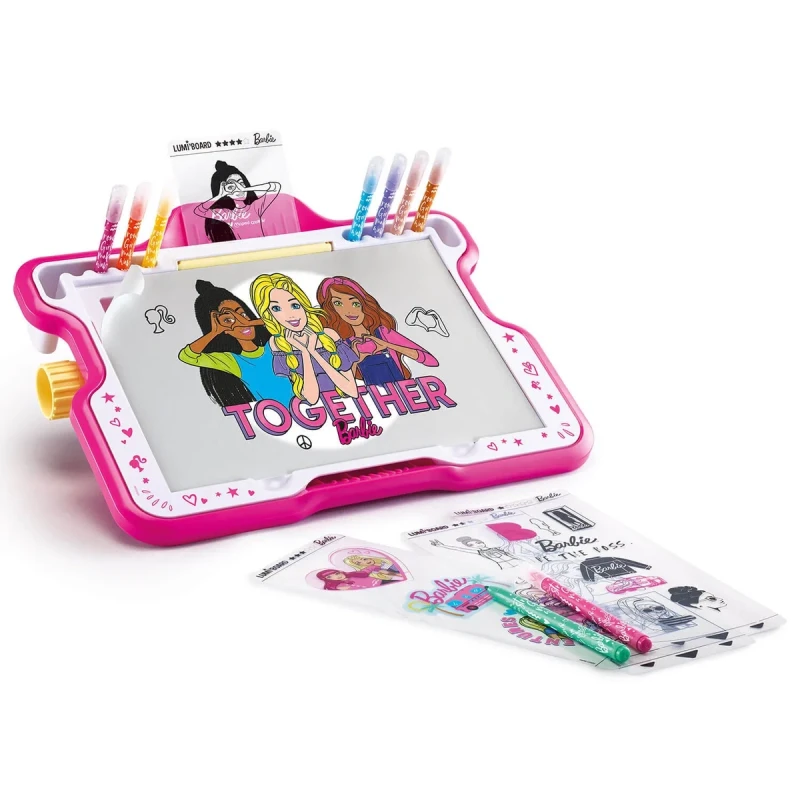 tablica do odrysowywania dla dzieci 5 lat Barbie zestaw kreatywny