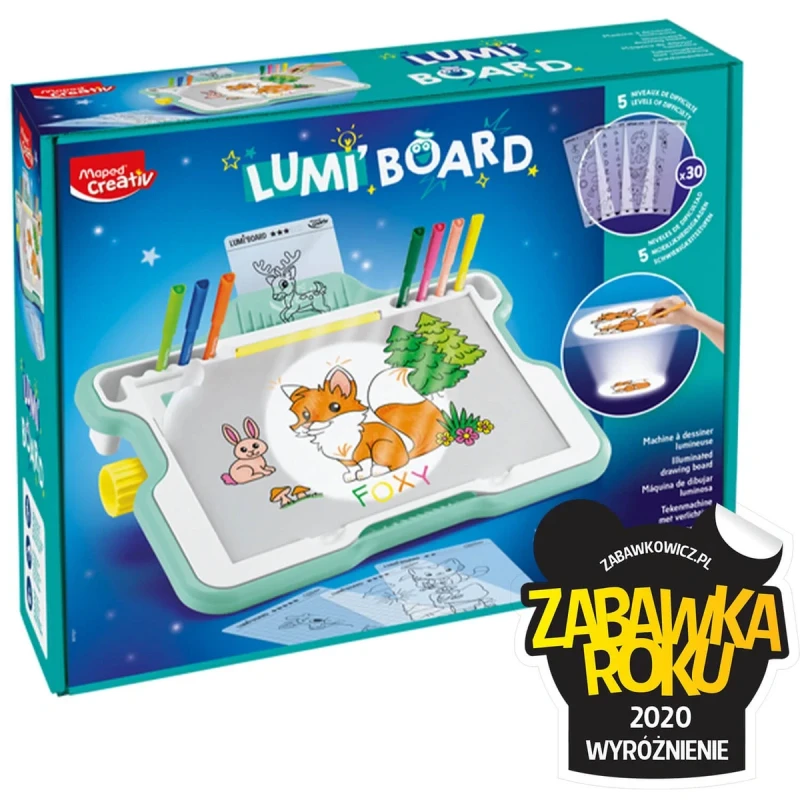 podświetlana tablica Lumi Board dla dzieci 4 lata Maped Creativ