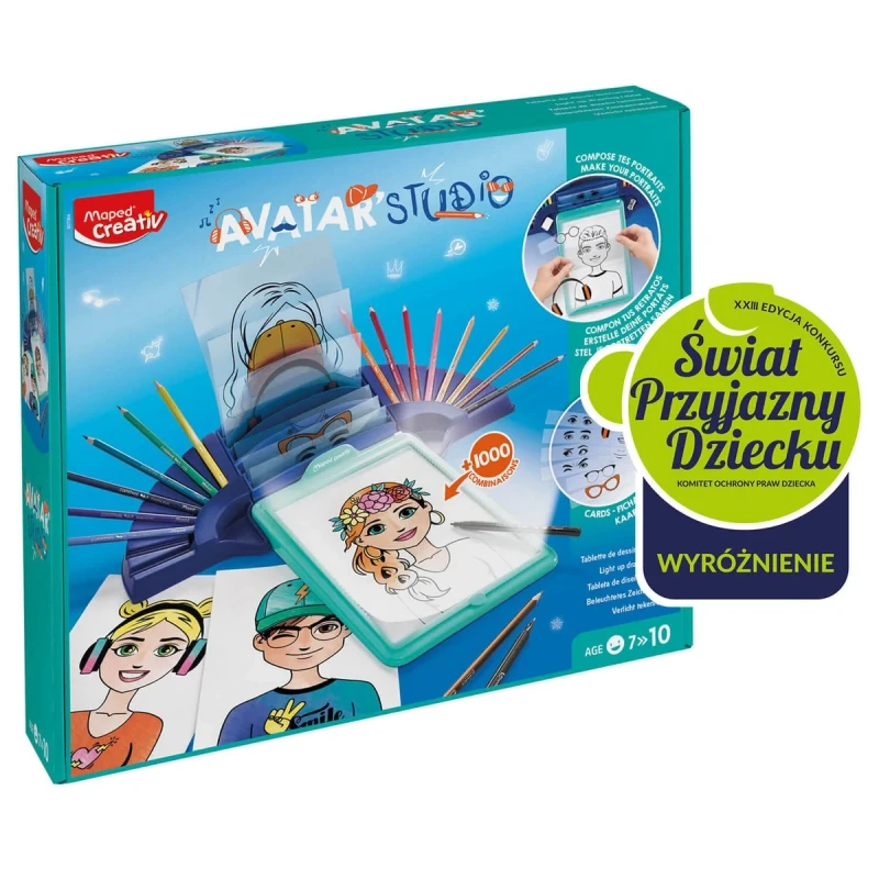 maped creativ avatar studio zestaw do tworzenia awatarów dla dzieci
