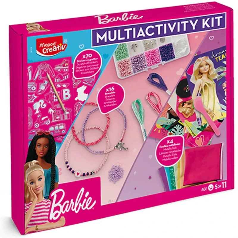 zestaw kreatywny Barbie 3w1 Maped Creativ dla dzieci