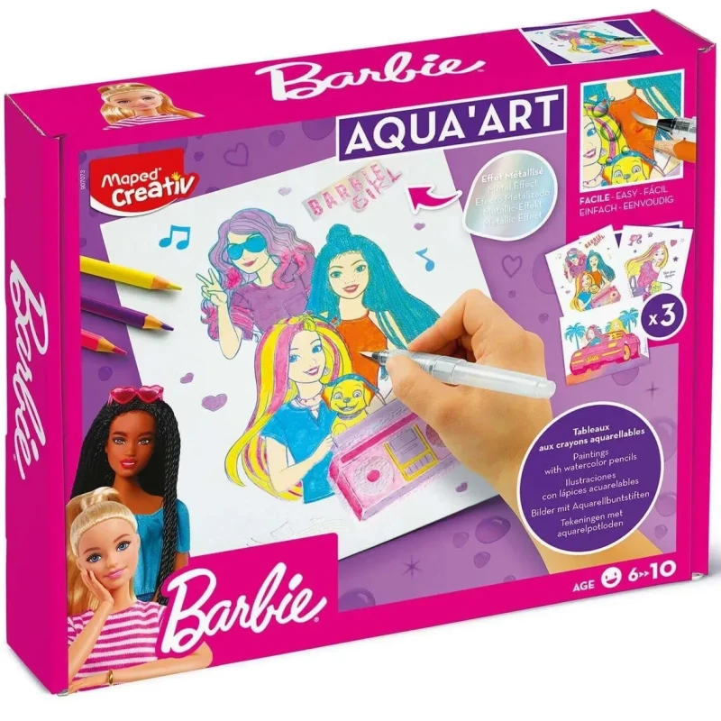 zestaw Aqua Art Barbie Maped Creativ dla dzieci