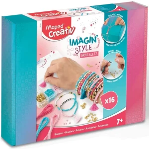 Zestaw kreatywny do tworzenia 16 szt. bransoletek 7 lat+ Maped Creativ 907401