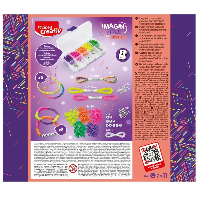 kolorowe neonowe bransoletki DIY dzieci