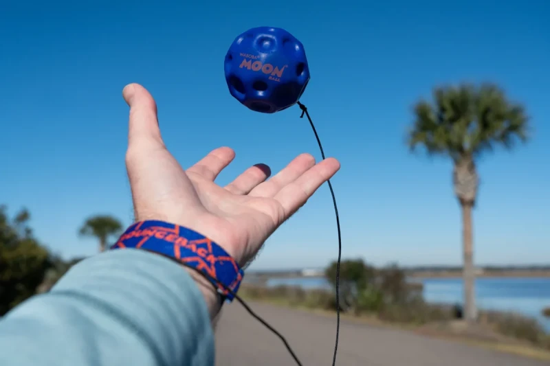 zabawka zręcznościowa moon ball waboba granatowa