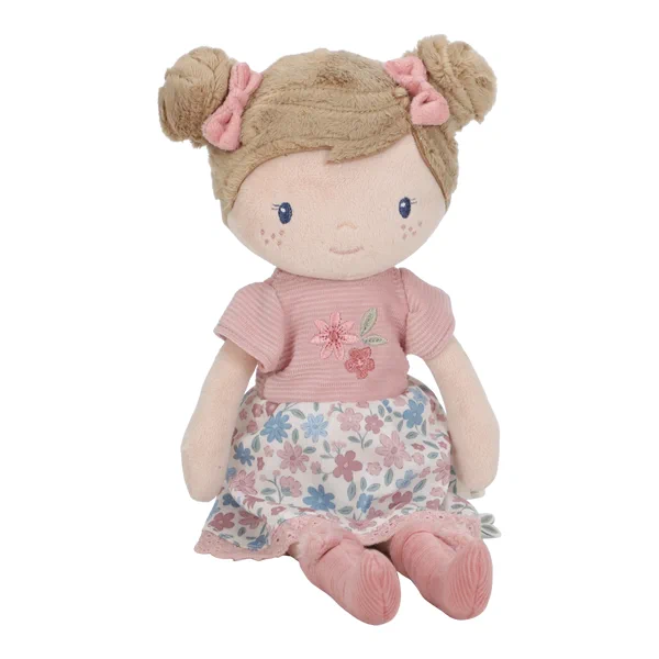 miękka lalka dla dziewczynki Little Dutch Rosa kwiatowa sukienka