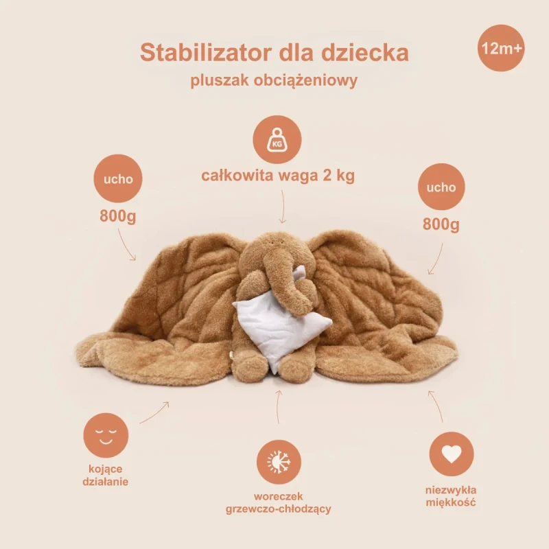 saszetka grzewcza w pluszaku dla dziecka